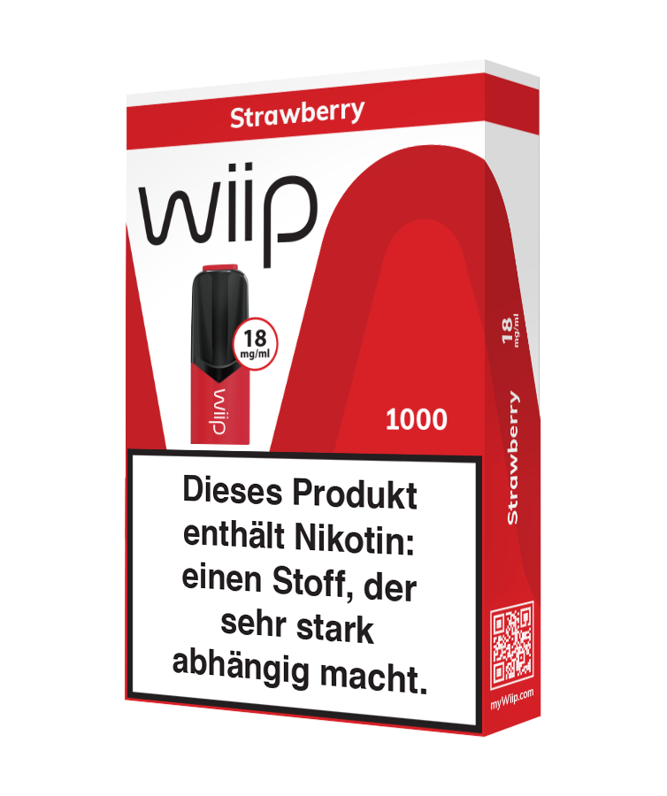 Wiipod Erdbeere 18 mg