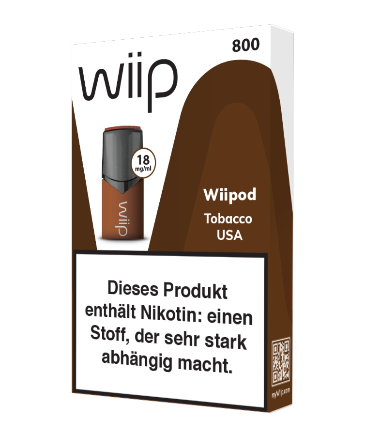 Wiipod Tobacco USA 18 mg