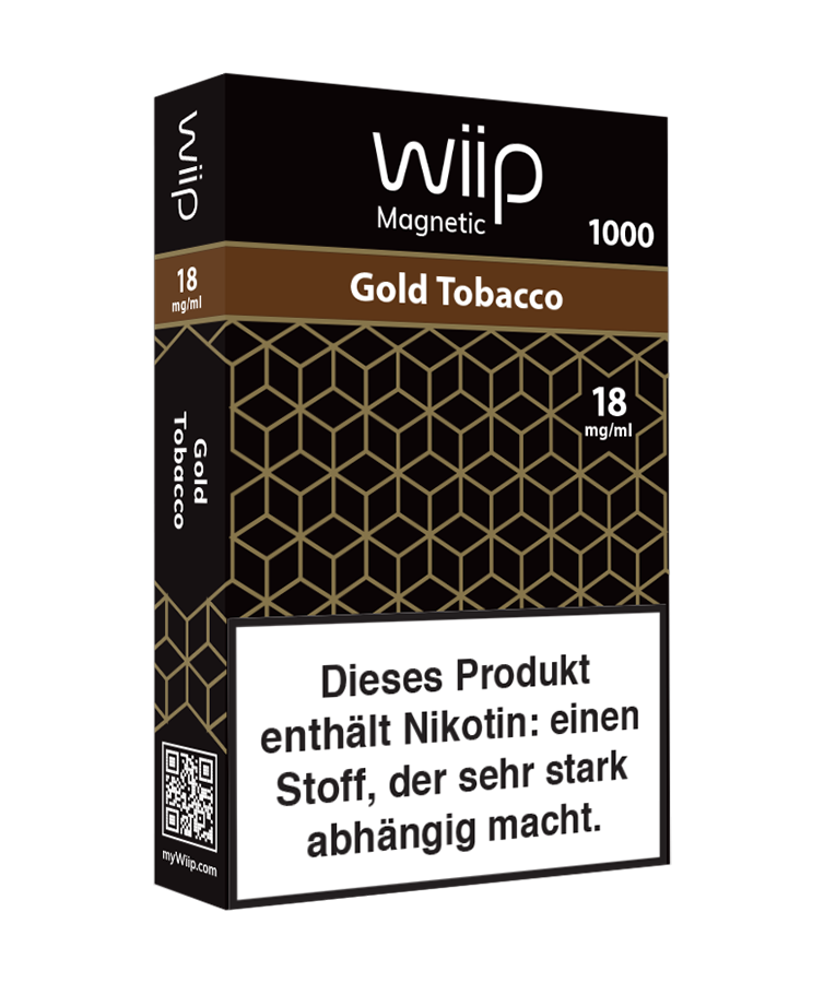 Wiipod Magnetic – Gold Tobacco – 18mg/ml
