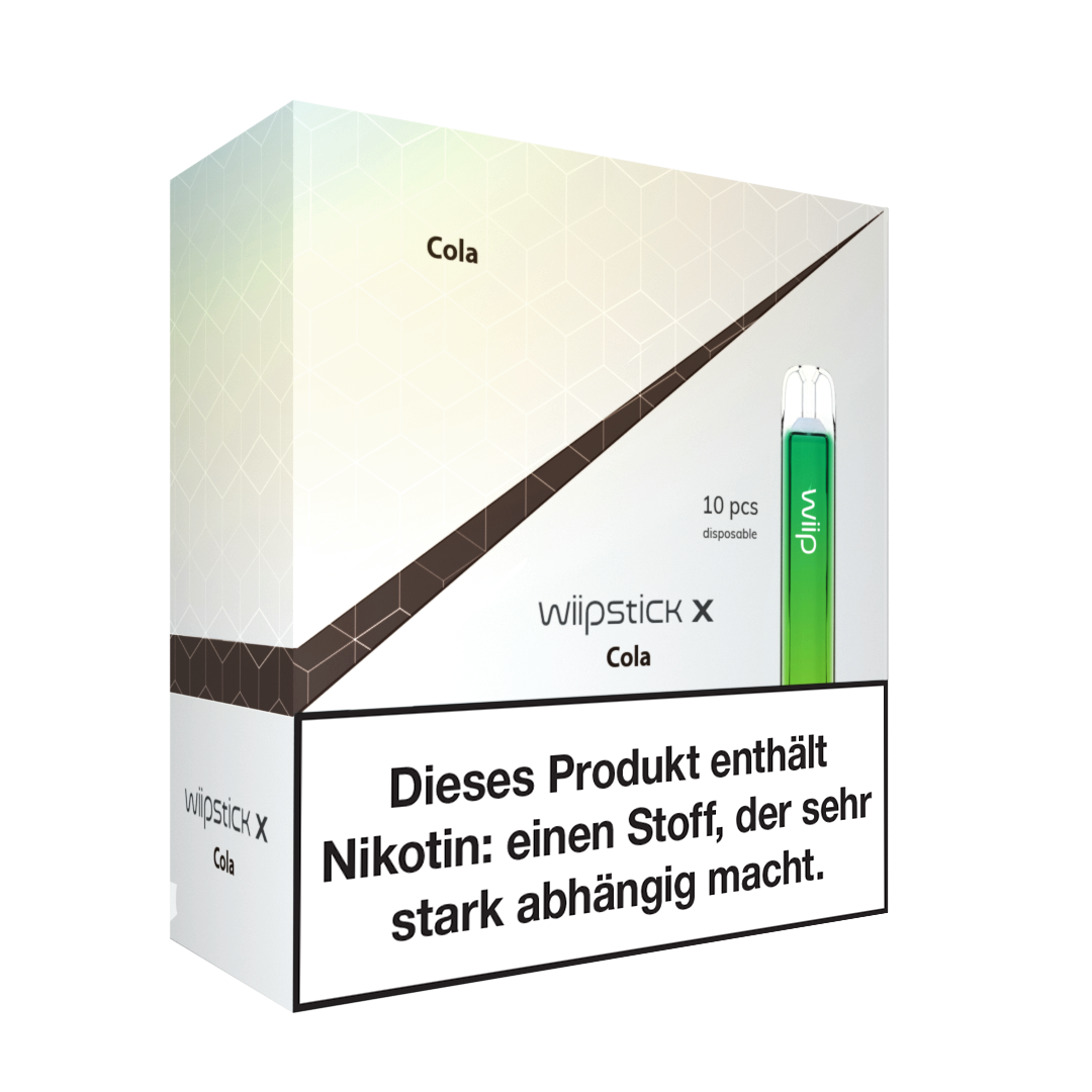 Wiipstick X Multipack 10/1 – Cola – 18mg/ml