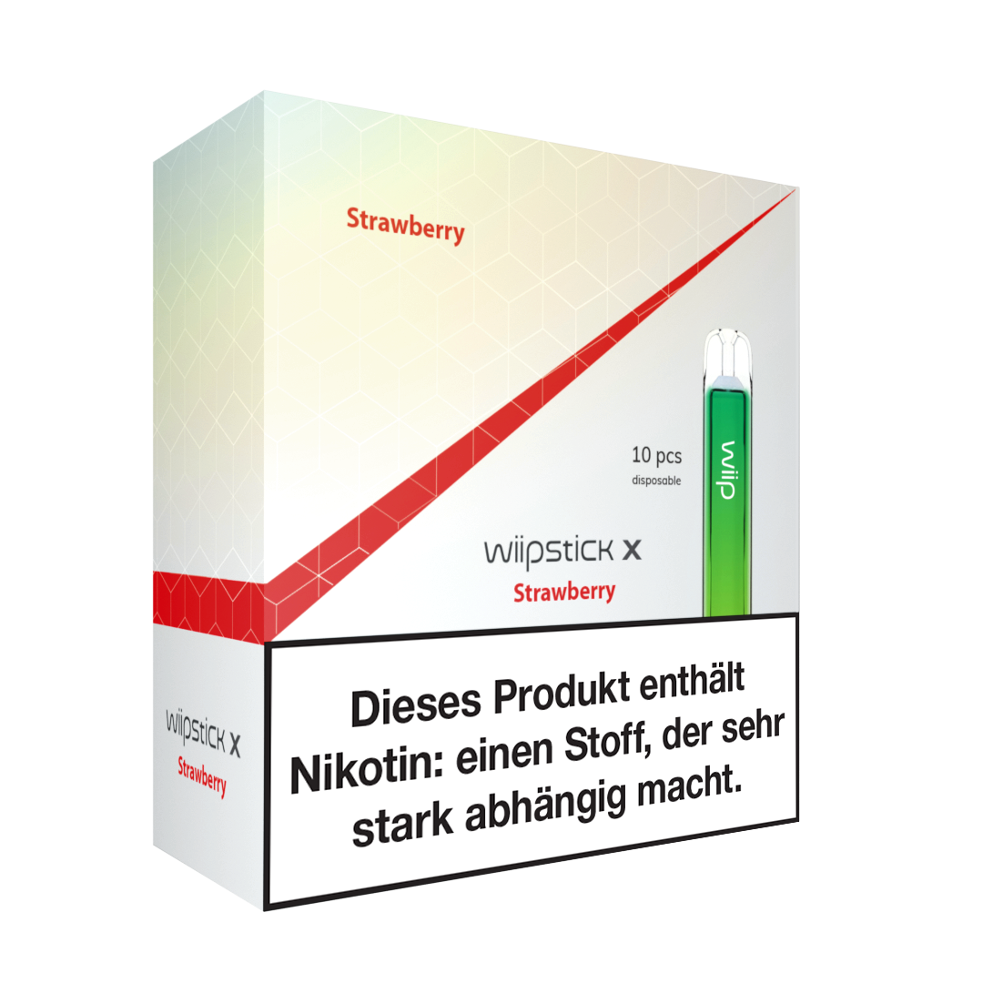 Wiipstick X Multipack 10/1 – Strawberry – 18mg/ml