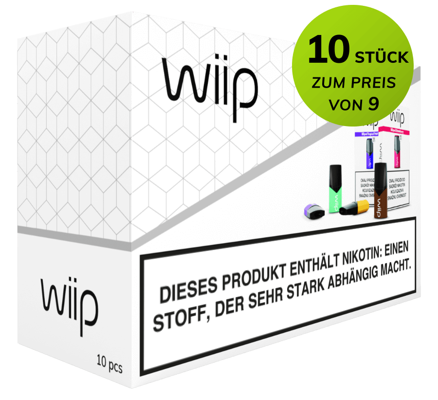 Wiipod multipack 10/1, Sensation Grape 10mg (1.6 ml)