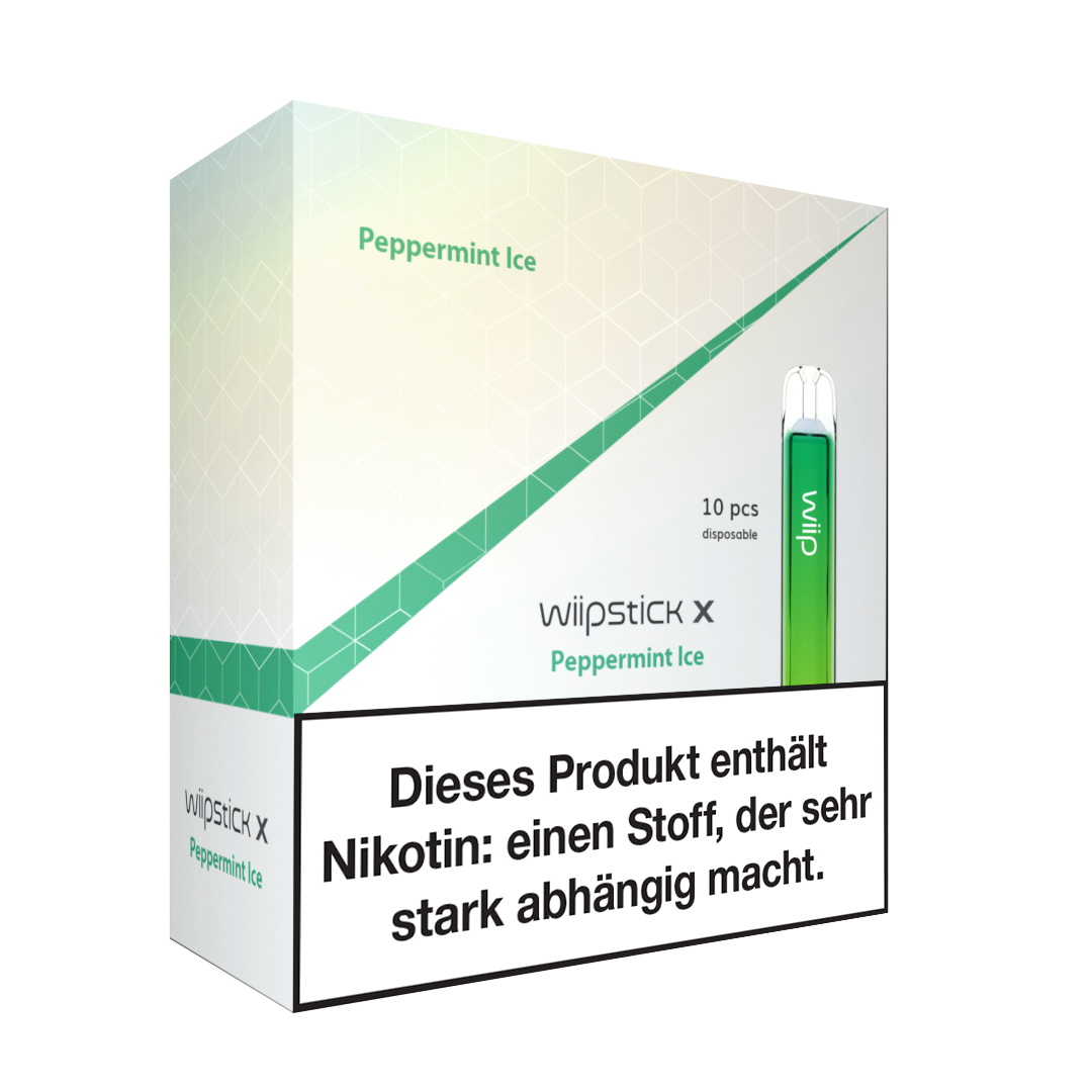 Wiipstick X Multipack 10/1 – Peppermint Ice – 18mg/ml
